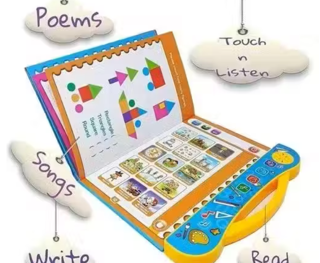 Intelligence Book | Interactive Book -Musical English Educational Phonetic Learning Book for 3 + Year